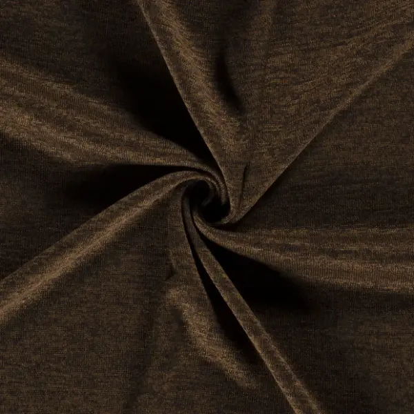 Sweatstoff gebürstet melange in khaki-grün, 100% Polyester