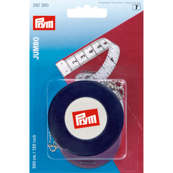 Prym Rollmaßband Jumbo, 300cm/120inch