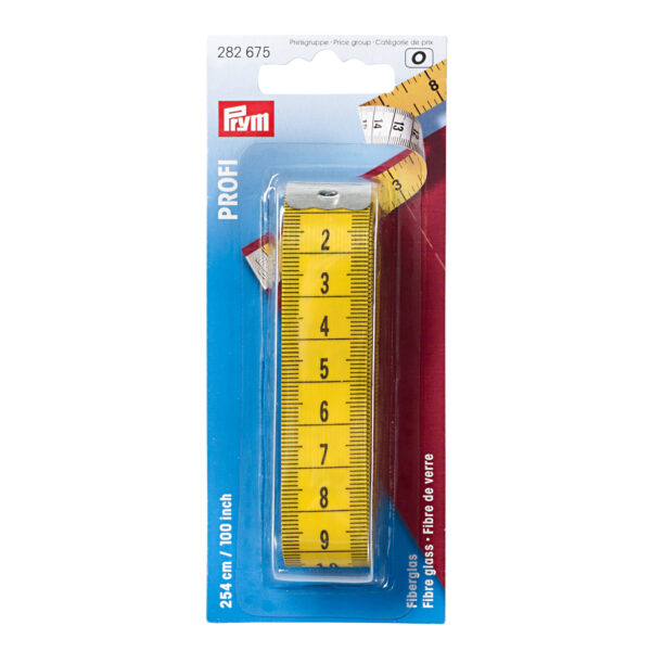 Prym Maßband PROFI Fiberglas, 254cm, 100inch
