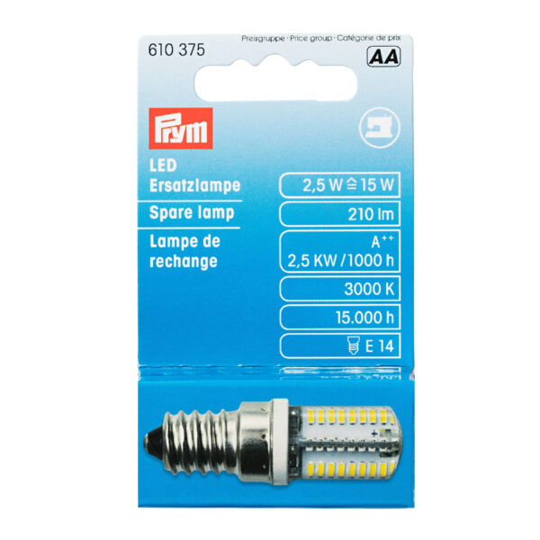 Prym LED Ersatzlampe für Nähmaschinen, Schraubgewinde