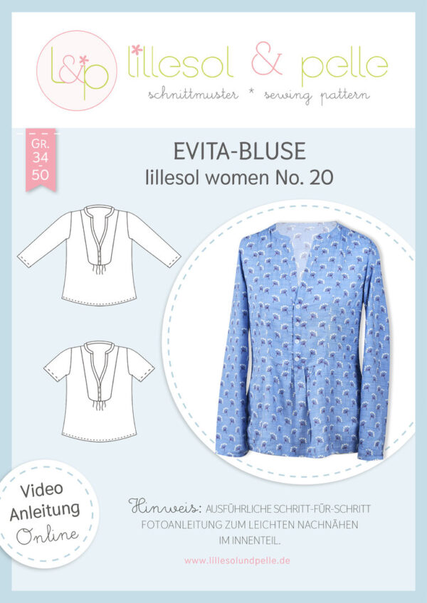 Papierschnittmuster "Evita-Bluse" women No.20 10.90 €