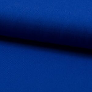 Canvas Stoff robust in Uni-Blau – fester Baumwollstoff zum Nähen von Taschen, Dekoration oder Kissen – Oeko-Tex zertifiziert