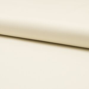 Baumwoll Satin Uni ecru – zarte Meterware für stilvolle Wohnideen