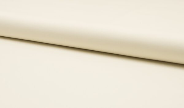 Baumwoll Satin Uni ecru – zarte Meterware für stilvolle Wohnideen