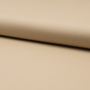 Baumwoll Satin Uni sand – moderner Stoff für Dekoration und Mode