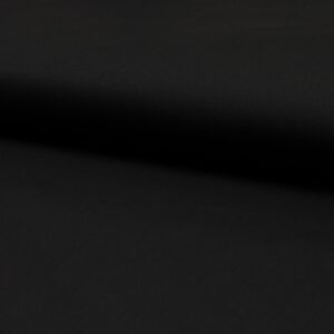 Baumwoll Satin Uni schwarz – Klassiker für Abendmode und Accessoires
