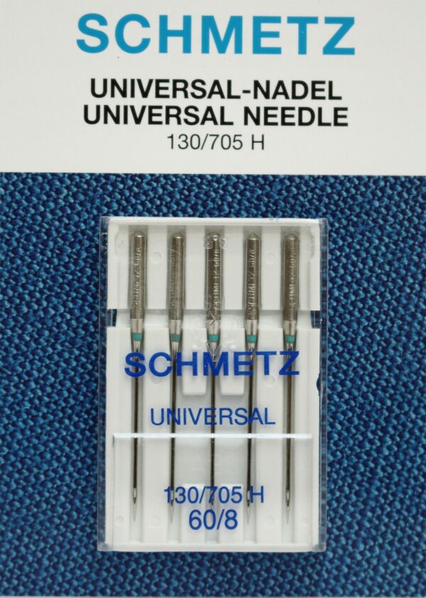 SCHMETZ Universal-Nähmaschinennadeln, Nadeldicke 60/8, 130/705 H