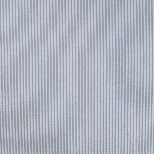 Sommerstoff mit Streifenmuster – Perfekt für maritime Blusen und Hemden