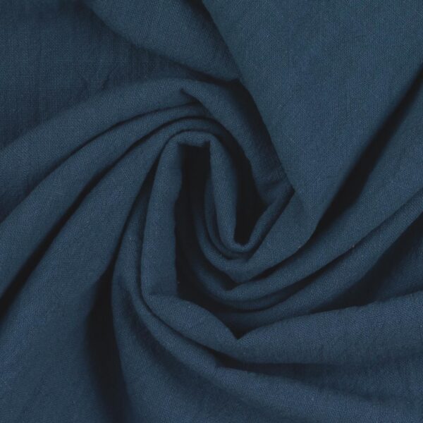Popeline Uni Blau – Bild 3