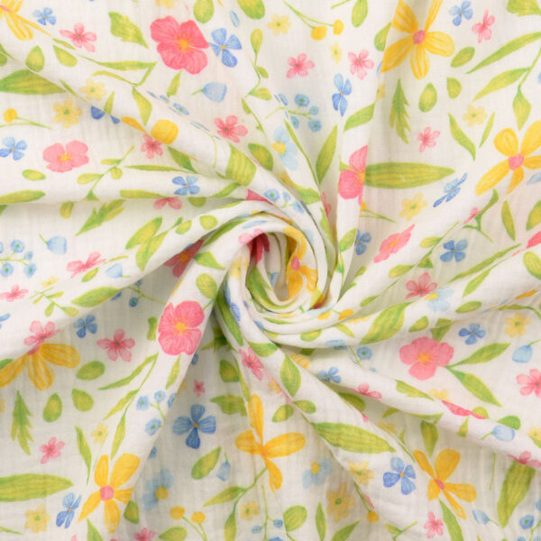 Musselin Blume Multicolour – Bild 2