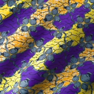 Vlisco Super-Wax Onion lila 6 Yards